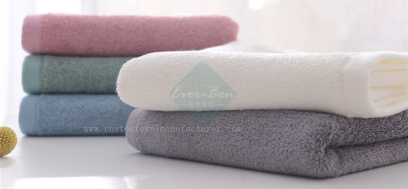 China Custom small bath towels Bulk Produce Bespoke Brand Bamboo Towels Producer